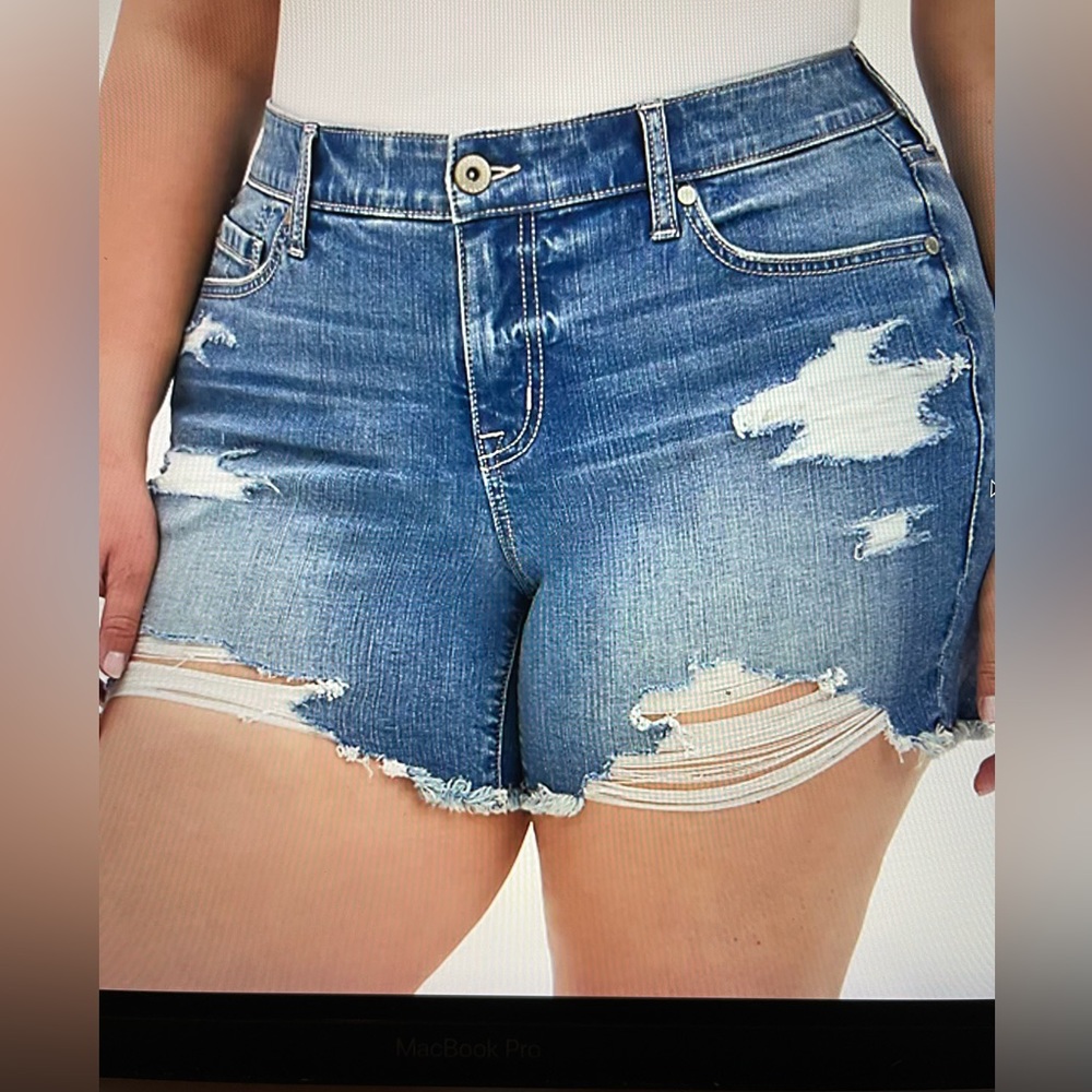 Torrid 5 Inch Vintage Stretch Mid-Rise Shorts